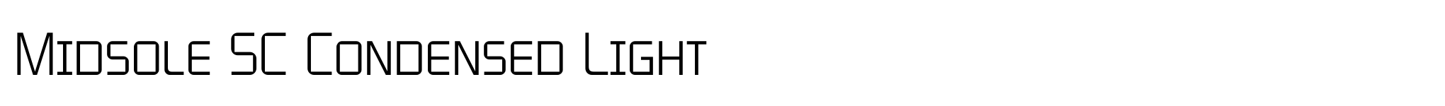Midsole SC Condensed Light image